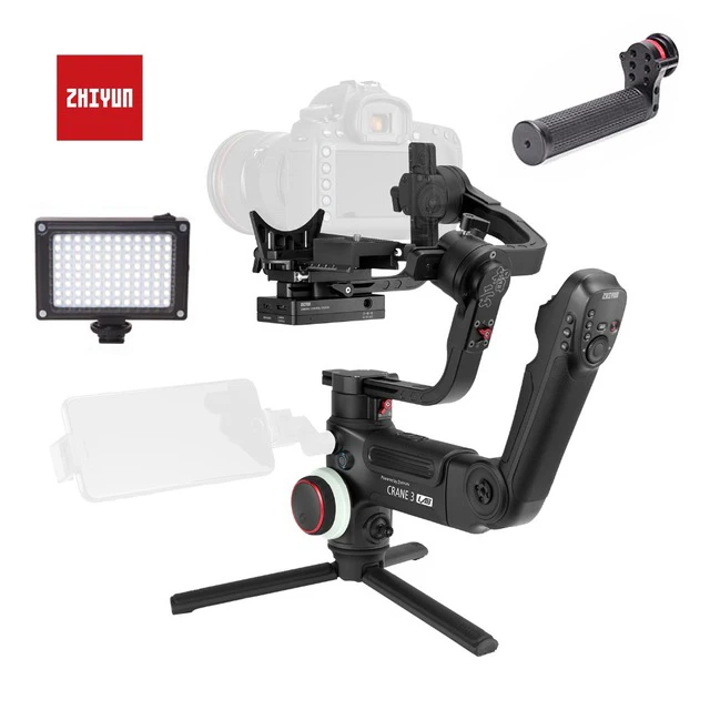 Zhiyun Crane 3 Lab 3-осевой ручной карданный стабилизатор для камеры стабилизатор steadicam для dslr canon sony pk Crane 2 dji ronin s