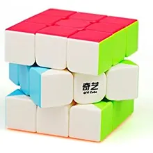 Cuber speed QiYi Warrior W 3x3 Stickerless speed Cube Puzzle Warrior W 3x3x3 Stickerless Magic Cube
