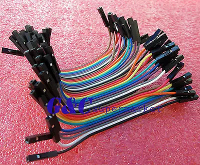 

40P color dupont cable 2.54mm 1P - 1P 10 CM a row of 40 root