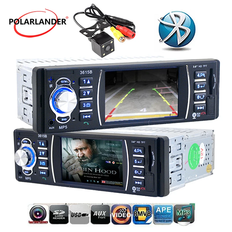 Car Radio Player 3.6 inch HD MP4 FM/USB/ One Din/FM radio station /USB