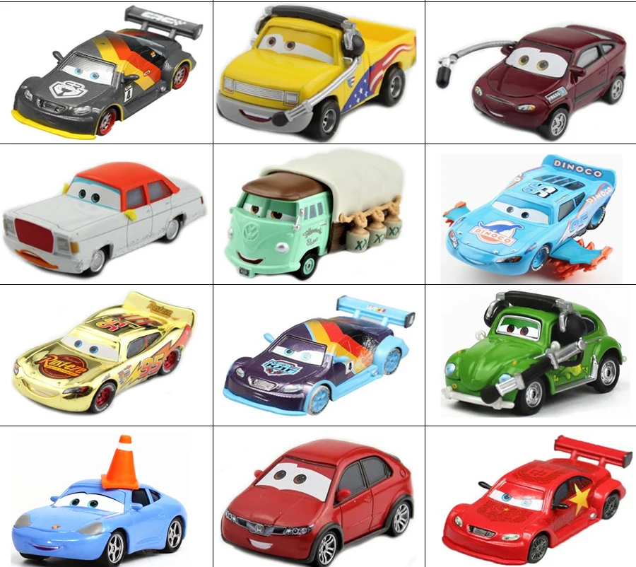  No.109-135 Disney Pixar Cars 3 2 METAL Diecast cars Disney McQueen 1:55 Diecast Rare collection kid