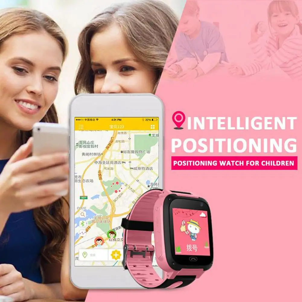  V6 Smart Uhr Baby Mit SMART UHR GPS Tracker Bluetooth Anti Verloren Monitor SOS IP67 Telefon Smartw