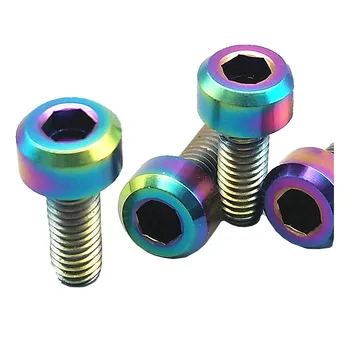

Titanium Bolt for Cylinder M3 x8mm Ti Bolt Gold Multiple and Column Head Hexagon Socket Titanium Screws Ti Fastener