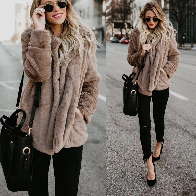 

Women's Wool Cardigan Sweater Women's Cotton Warm Sweater Pocket Long Kimono Jacket Coat Fashion