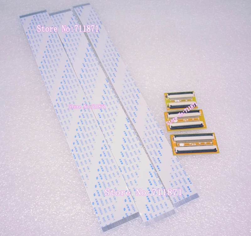 

Type A 0.5 Pitch 40P 50P 60 Pin Flexible Flat Cable Extension cord Adapter 40 50Pin 60P FPC FFC TTL Extend Connector Joint Line