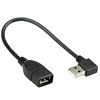 10cm 20cm USB 2.0 A Male to Female Angled Extension Adaptor cable ► Photo 3/6