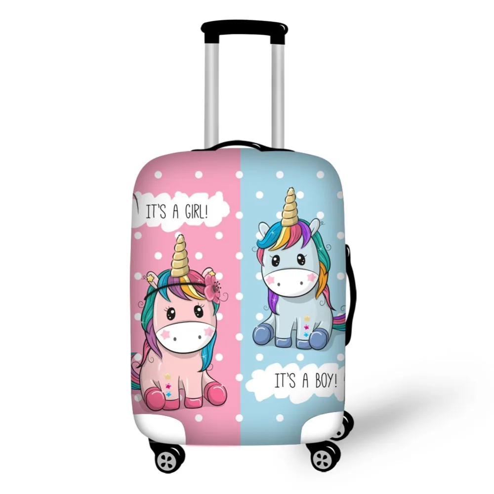 pattern Elastic Luggage Protective Cover Zipper Suit For 18-30 inch Trunk Case Travel Suitcase Covers Bags