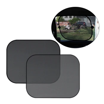 

2Pcs Universal Visor Summer Car Side Curtain 3D Photocatalyst Mesh Covers Side Window UV Protection Sunshade Heat Insulation #