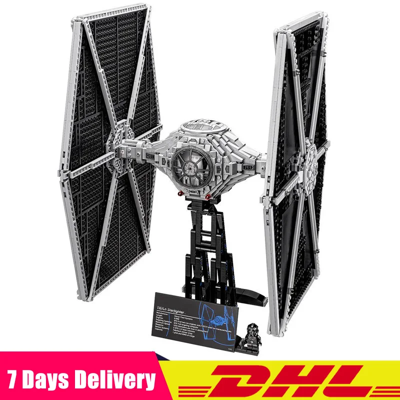 

Compatible Legoinglys 75095 Wowpa 05036 1685pcs Star War UCS Tie Fighter Building Educational Blocks Bricks Toys