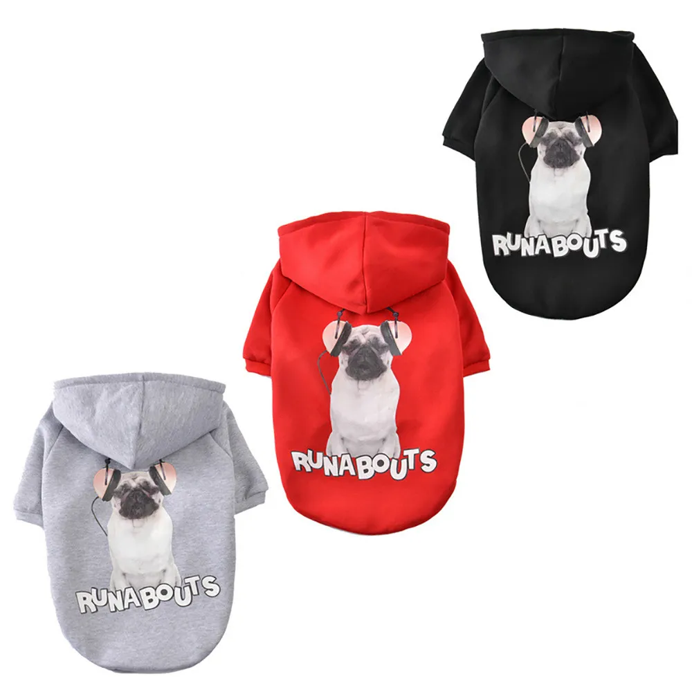 

Fashion Winter Casual Pets Dog Clothes Warm Coat Jacket Clothing Dogs Pet Clothes For French Bulldog roupa para cachorro