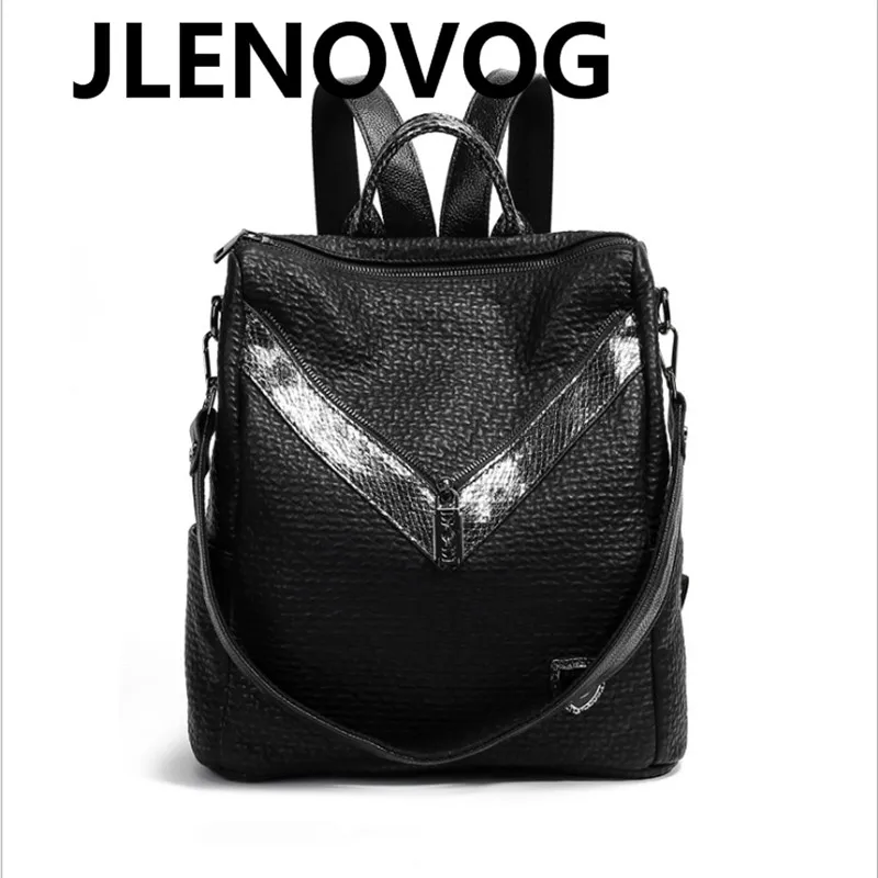 

Diagonal single shoulder outdoor travel Korean version of the new fashion shoulder trend soft leather lock large capacity bag