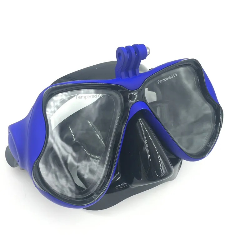 Маска для дайвинга для Gopro Водонепроницаемый аксессуары для подводной съемки Стекло маска для дайвинга для спортивной экшн-камеры Go Pro Hero 5/4/3+/3/2/1/SJ4000/спортивной экшн-камеры Xiaomi yi - Цвет: Purple