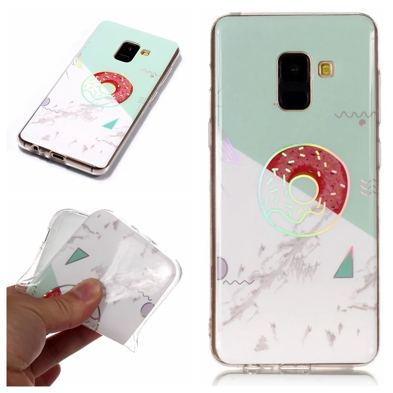 YiKELO мраморный Мягкий ТПУ силиконовый чехол для Samsung Galaxy A3 A5 A6 A8 Plus 2018 2017 A320 Золотое