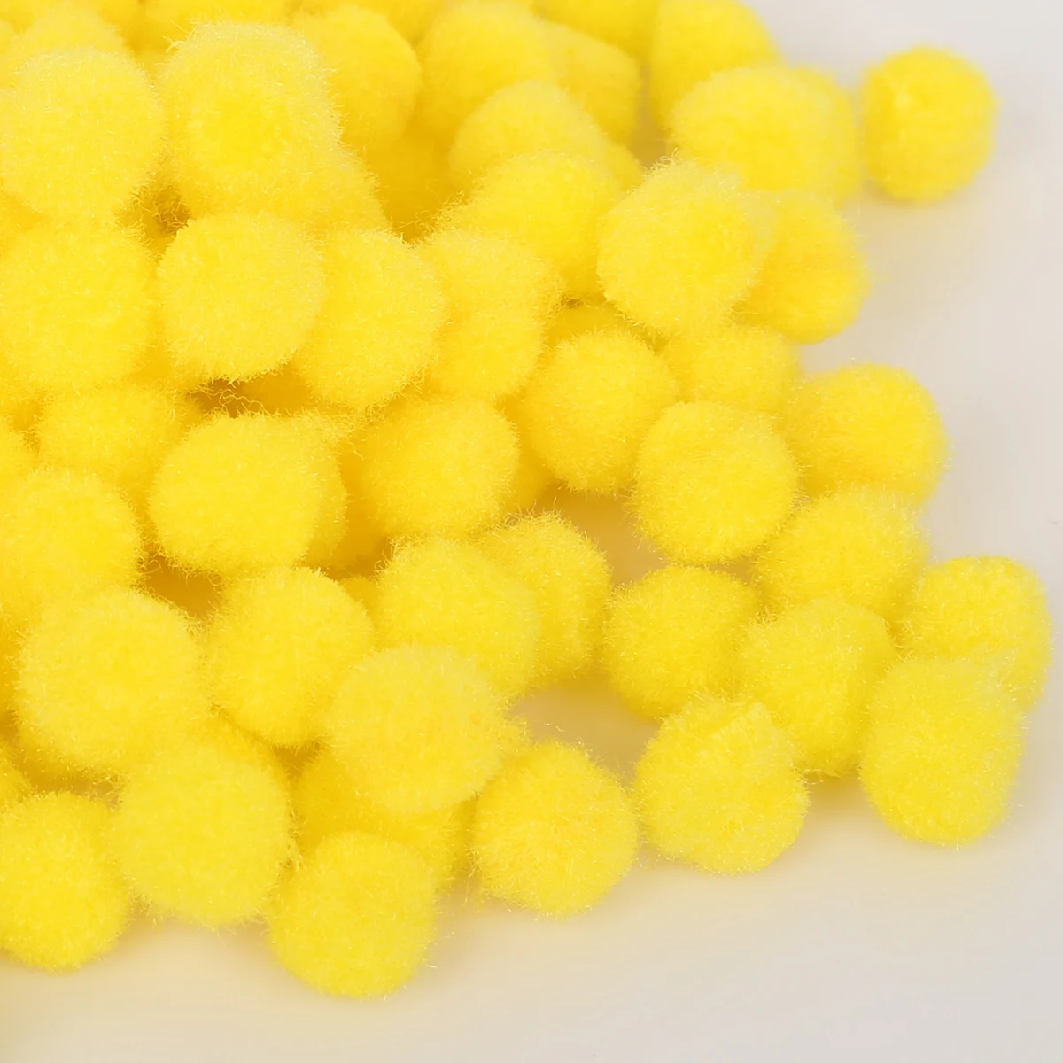 Pom Poms Craft Supplies 300pcs 10mm Mini Fluffy Ball Accessories for Kids Toys and DIY