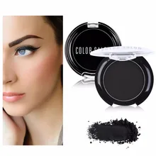 Цвет салон Комплект подводок для глаз Косметическая подводка для глаз Пудра 24 часа длительный водонепроницаемый удобные Черная Подводка для глаз Пудра 3g