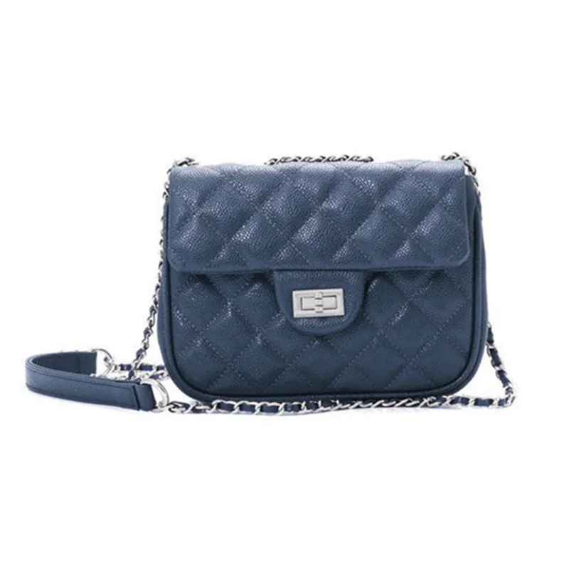 

2019 Fashion Women Handbags Genuine Leather Diamond Lattice Hand Bag Flap Shoulder Messenger Crossbody Caviar Bags