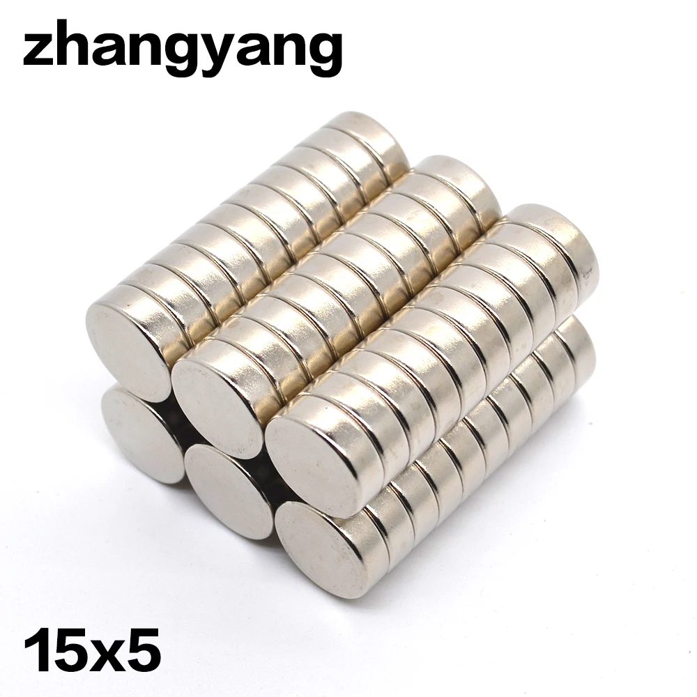 

2/5/20pcs 15 mm x 5 mm N35 Super Strong Permanent Magnets Rare Earth Neodymium Magnet