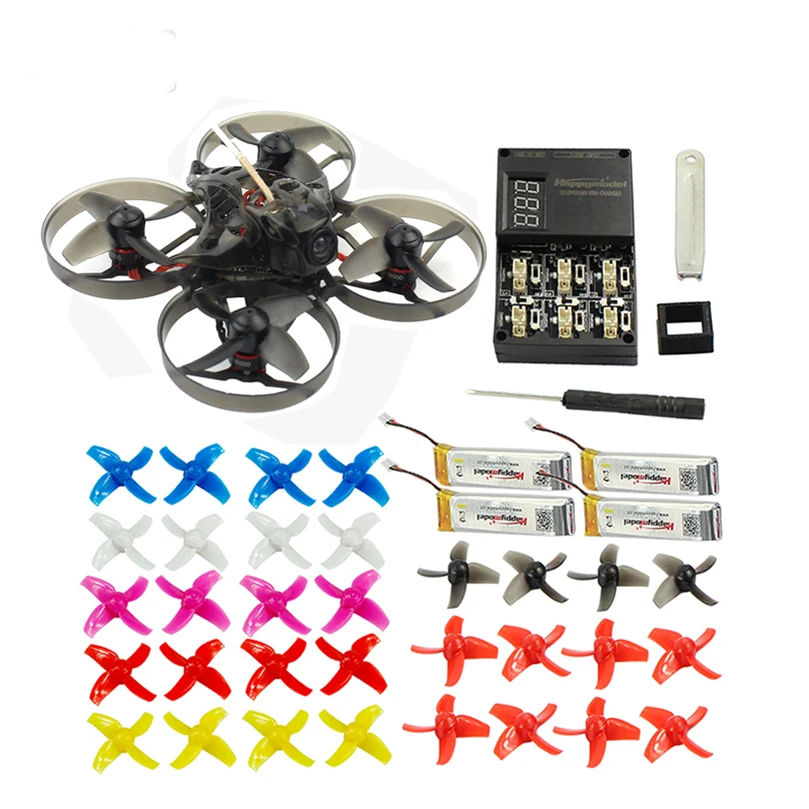 Мини Mobula 7 75 мм Crazybee F4 Pro OSD 2S bwoop FPV гоночный Дрон Квадрокоптер с обновлением BB2 ESC 700TVL BNF с 10 парными пропеллерами