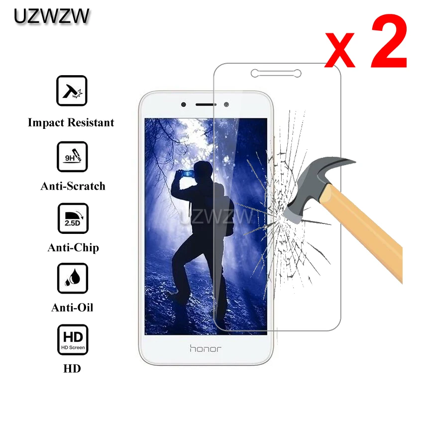 

2pcs For Huawei Honor 6A Glass Premium 2.5D Tempered Glass Screen Protector For Huawei Honor 6A Protective Glass