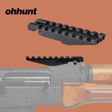 Ohhunt AK рейка заднего вида 100 мм Пикатинни Вивер 20 мм прицела база для охоты красная точка оптика AK47 AK74 адаптер