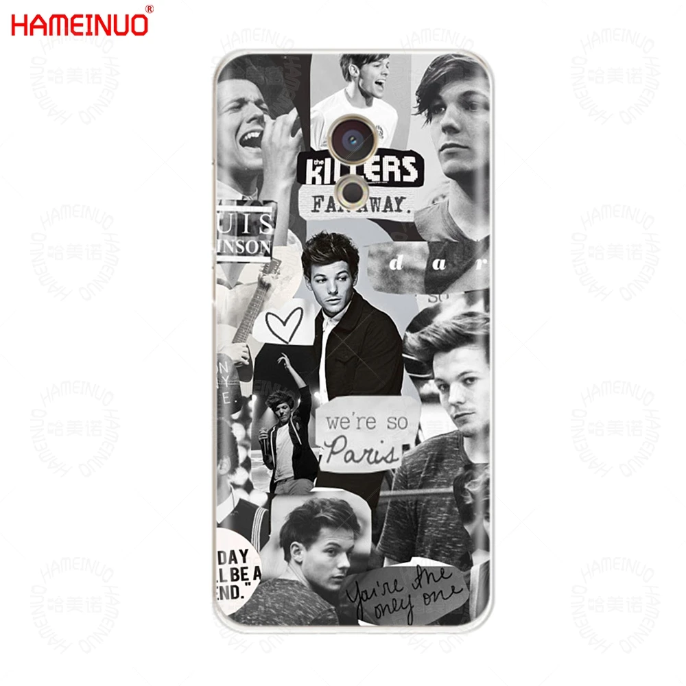 HAMEINUO One Direction 1d Louis Tomlinson Cover phone Case for Meizu M6 M5 M5S M2 M3 M3S MX4 MX5 MX6 PRO 6 5 U10 U20 note plus