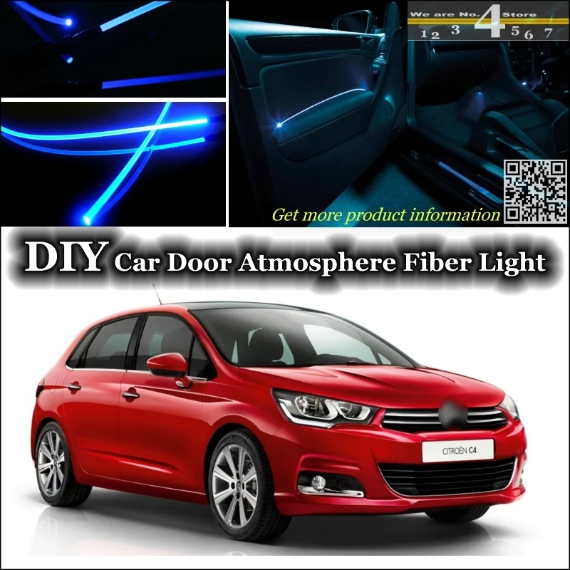 Wewnętrzne Oświetlenie Otoczenia Tuning Atmosfera Światła Światłowodowe Dla Citroen C4 C-Triomphe C-Quatre Panel Drzwi Oświetlenie - Aliexpress Automobiles & Motorcycles