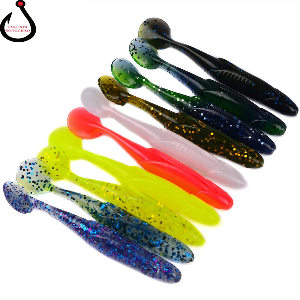 

11cm/6g Handmade Soft Lure Fishing Bait 10 colors Fishing Tackle 10pcs Fishing Lure Fishing Accessories LD-145