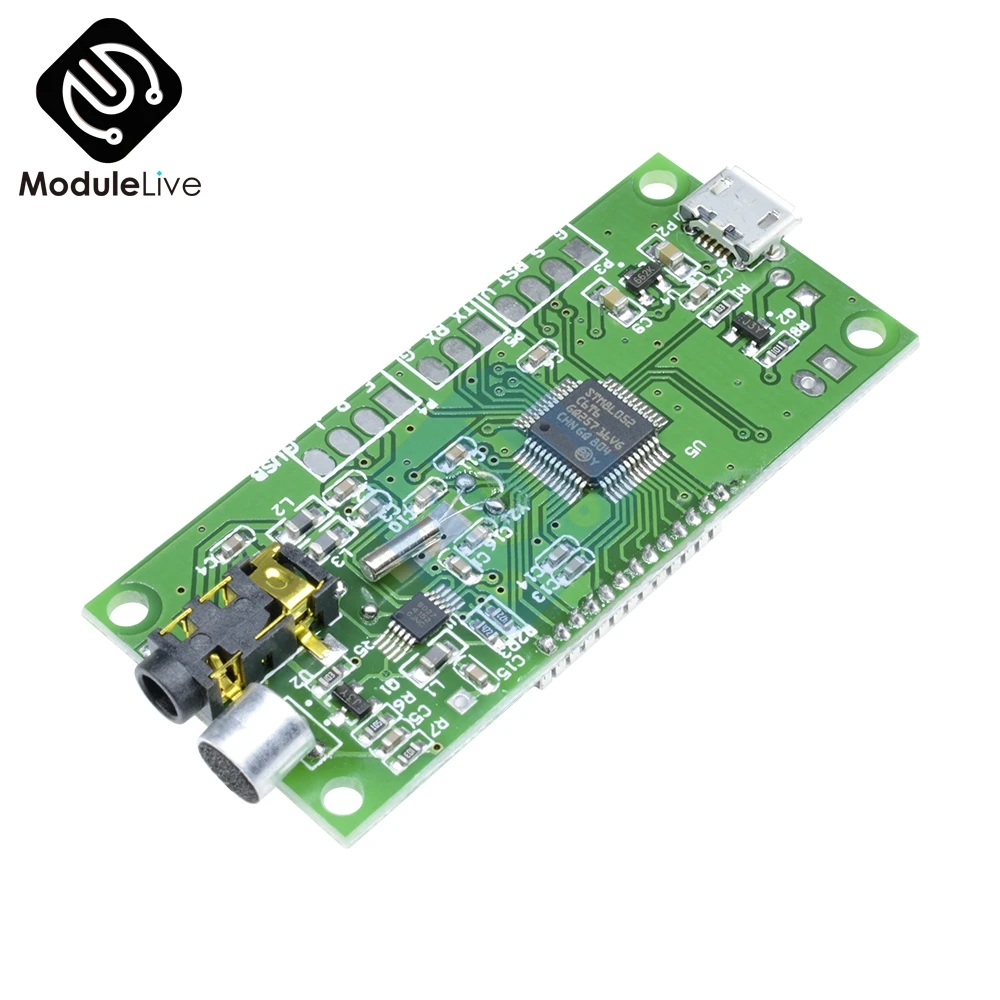 DSP& PLL 87-108MHZ lcd FM Радио беспроводной микрофон стерео передатчик/модуль приемника горячая Распродажа бренд