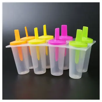 

Hot Set of 8 Sticks Sorbet ice cube ice Cream Mold Popsicle Yogurt