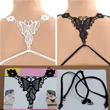 1 шт. сексуальное кружево бюстгальтер ремень для женщин девочек крест сзади бабочка форма нижнее белье бюстгальтер плечевой ремень Лидер продаж