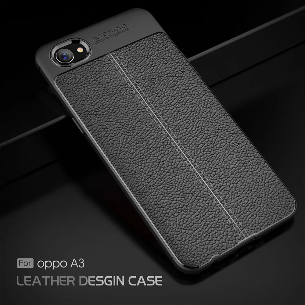 Lenuo взрывозащищенные ТПУ чехол для Oppo A3 мягкий мобильный телефон Dermatoglyph