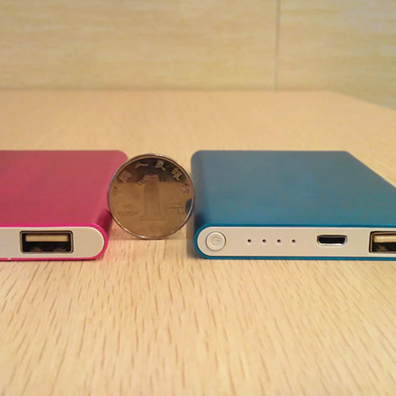 Портативное зарядное устройство 5600 мАч Внешнее внешний аккумулятор USB выход для
