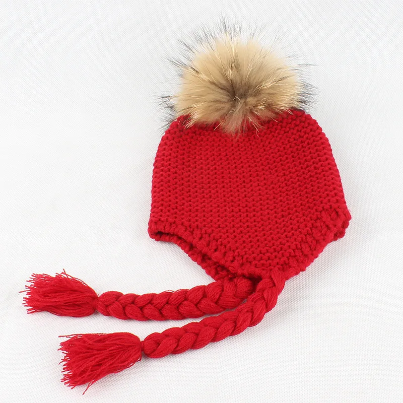 2019 Fashion Style New winter Children Braided Hair Cap Cute Baby Boy