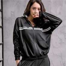 Женская спортивная куртка с дышащей полой молнией, толстовки для фитнеса, тренировок, с длинным рукавом, быстросохнущая спортивная рубашка