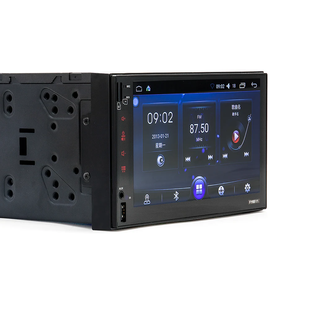 Top car stereo FM radio Universal 2 Din Android 5.1 Car GPS+wifi+bluetooth+radio+quad Core+Capacitive Touch Screen+car Pc+stereo 2