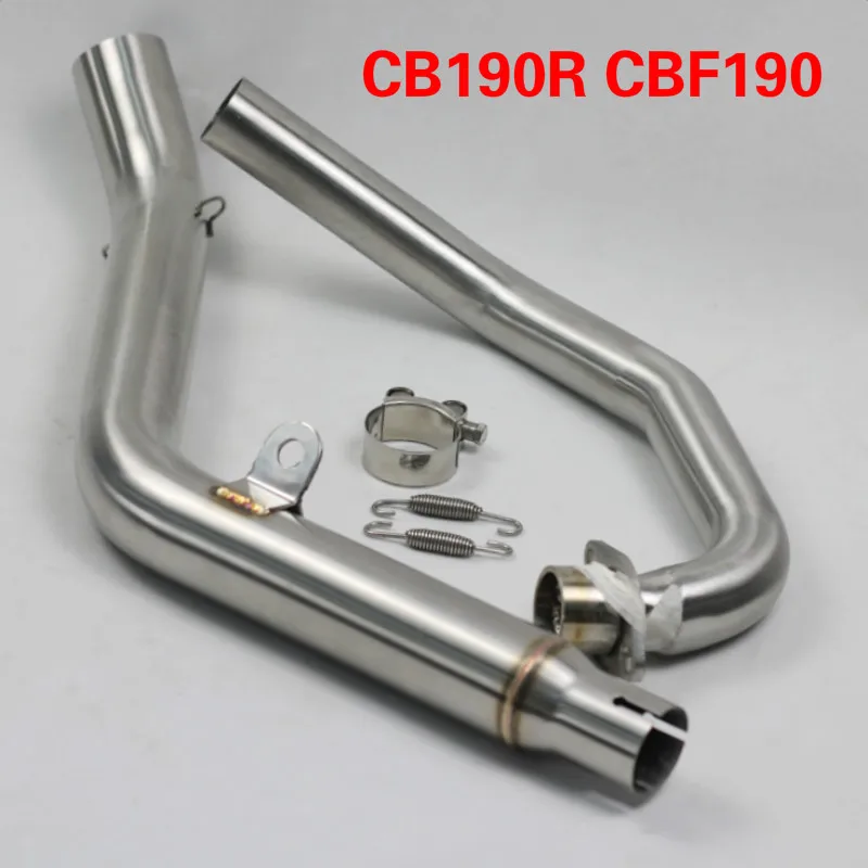 

CB190R CBF190R Motorcycle Slip On Exhaust Akrapovic Muffler with Middle Link Pipe with Killer DB Mobile for Honda AK083