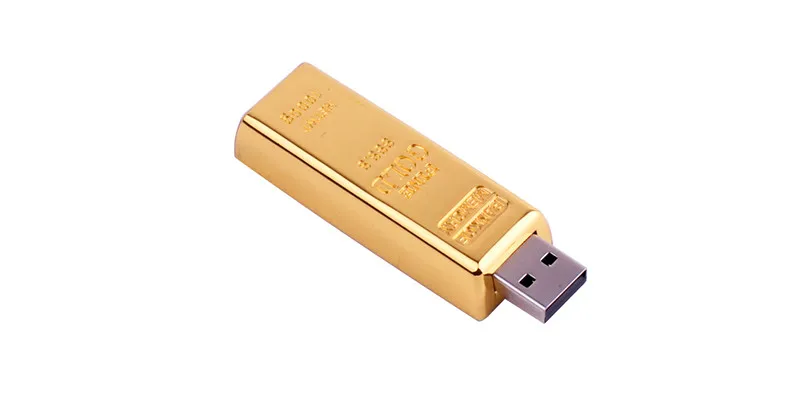 JASTER золотой слиток usb флеш-накопитель карта памяти Золотой бар Флешка 4 ГБ 8 ГБ 16 ГБ 32 ГБ 64 ГБ флеш-накопитель U диск подарок