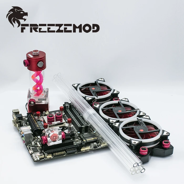 FREEZEMOD компьютерная система водяного охлаждения Набор Профессиональный набор 2 для жесткой трубки, FREEZEMOD-PKH2