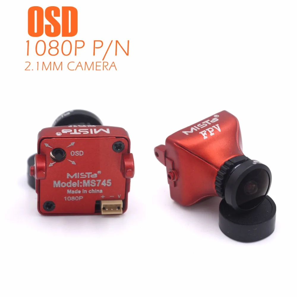 

OSD 1080P Camera 2.1mm wide angle lens 200WP/N COMS for FPV Race RC Quadcopter Drone