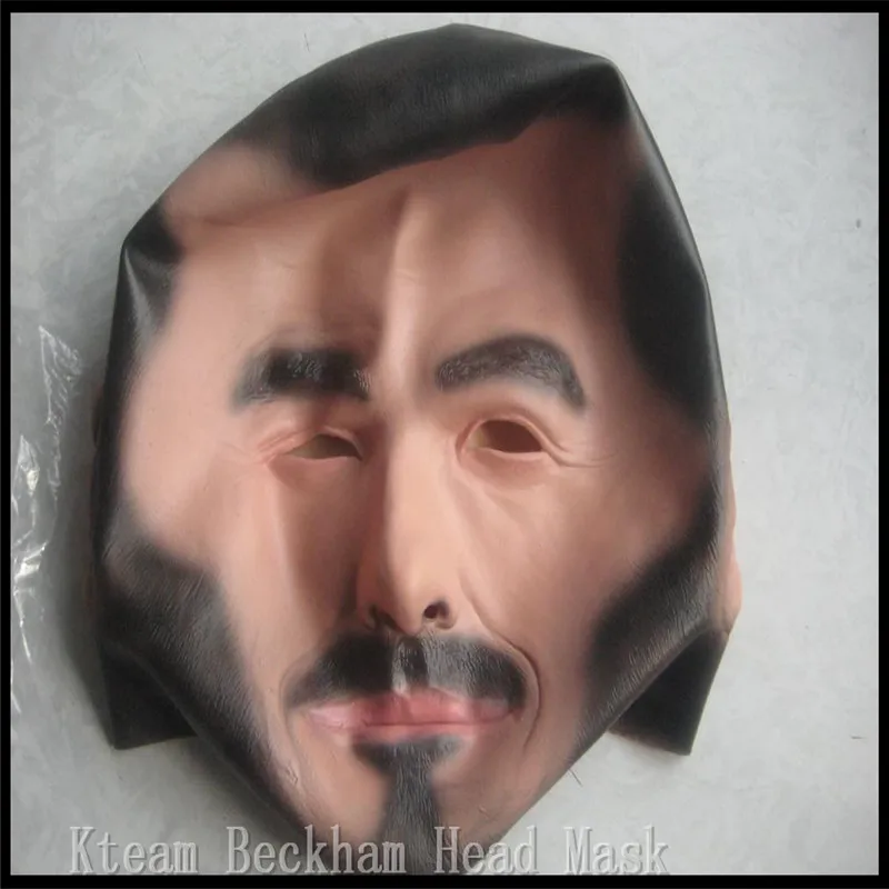 Kteam Halloween Party Costume Realistic Latex Celebrity Mask Full Head Face Mask Human Beckham