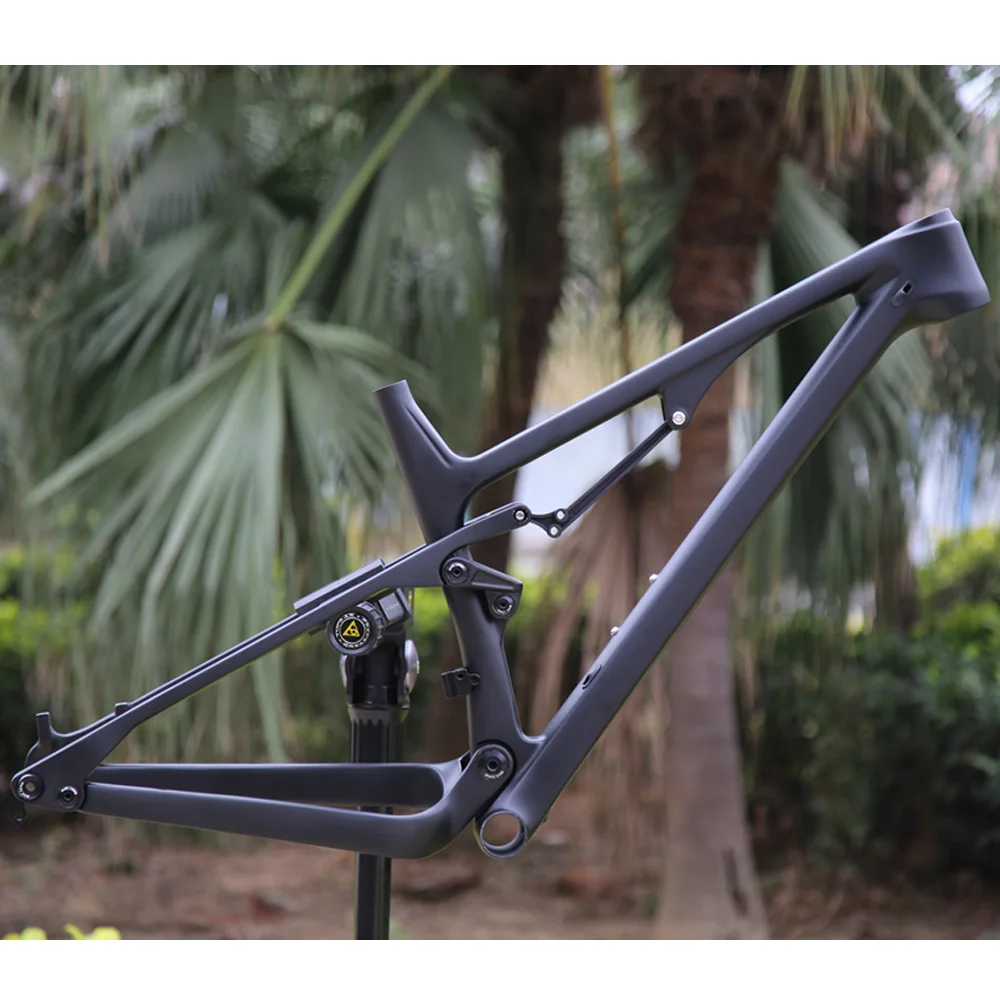 Бесплатная доставка 2019 SGS протестированная полная подвеска T800 карбоновая MTB рама