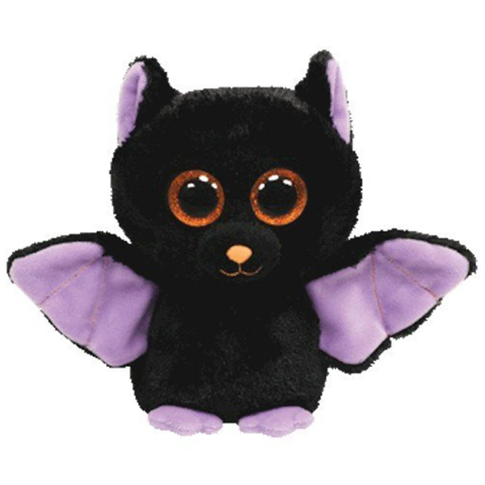 

Pyoopeo Original Ty Boos 6" 15cm Swoops Halloween Bat Plush Regular Big-eyed Stuffed Animal Collection Doll Toy with Heart Tag