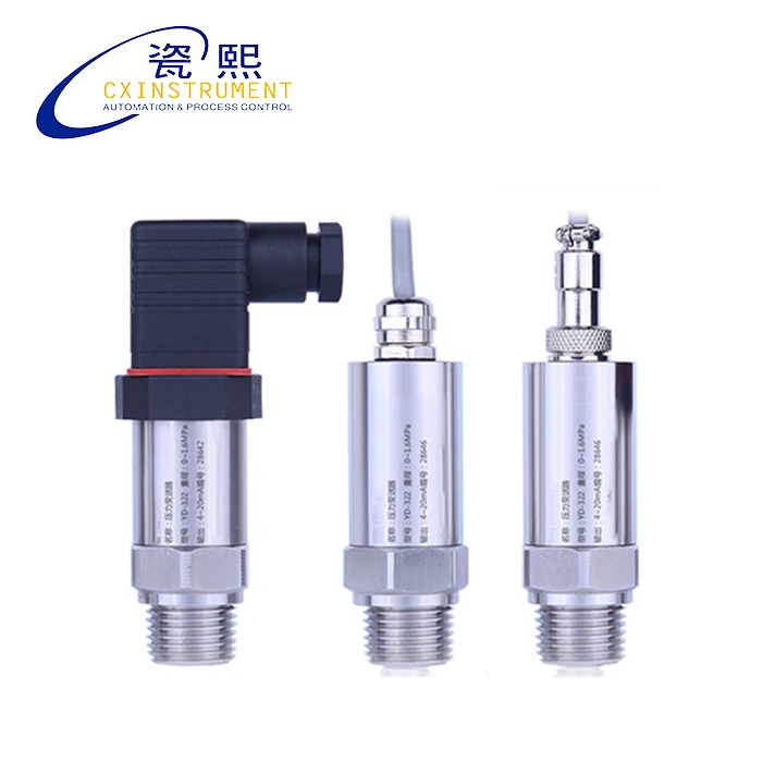 Melt Pressure Transducer With 100Mpa Max Pressure and Hirschman Connector Diffusion of silicon Core Water Pressure Transducer