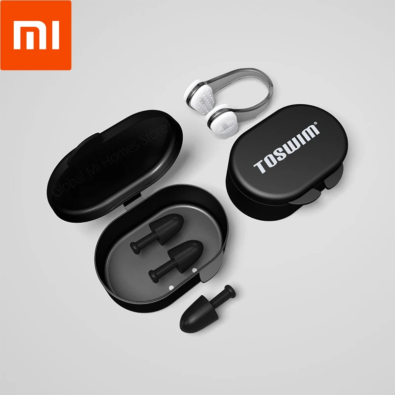 

Xiaomi Youpin TOSWIM Comfortable soft swimming earplugs and Anti-slip and anti-slip nose clips Alar rhinoplasty