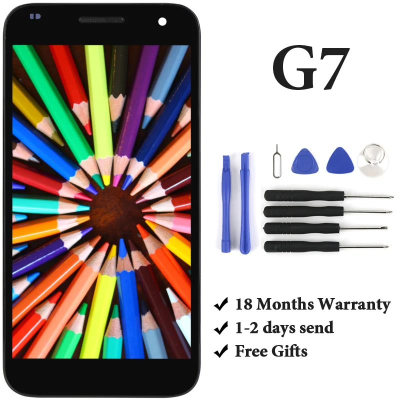 5 дюймов ЖК телефон Замена для HUAWEI G7 UL20 C199 дисплей сенсорный экран дигитайзер