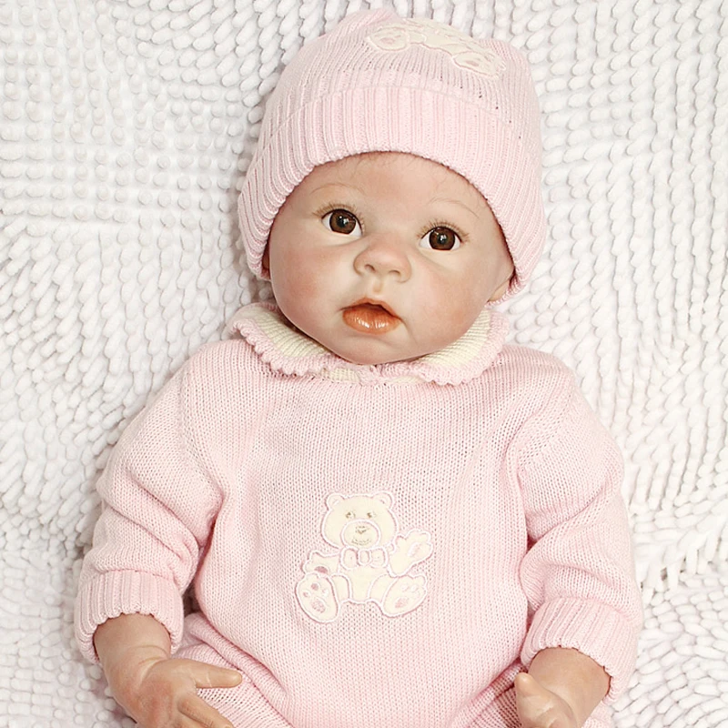 Buy Fashion 22" Reborn baby dolls girls toy silicone