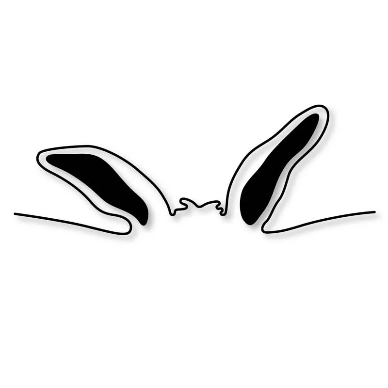 

bunny ears metal Cutting Dies Scrapbooking craft Dies cuts thin paper emboss card make stencil 35*95mm
