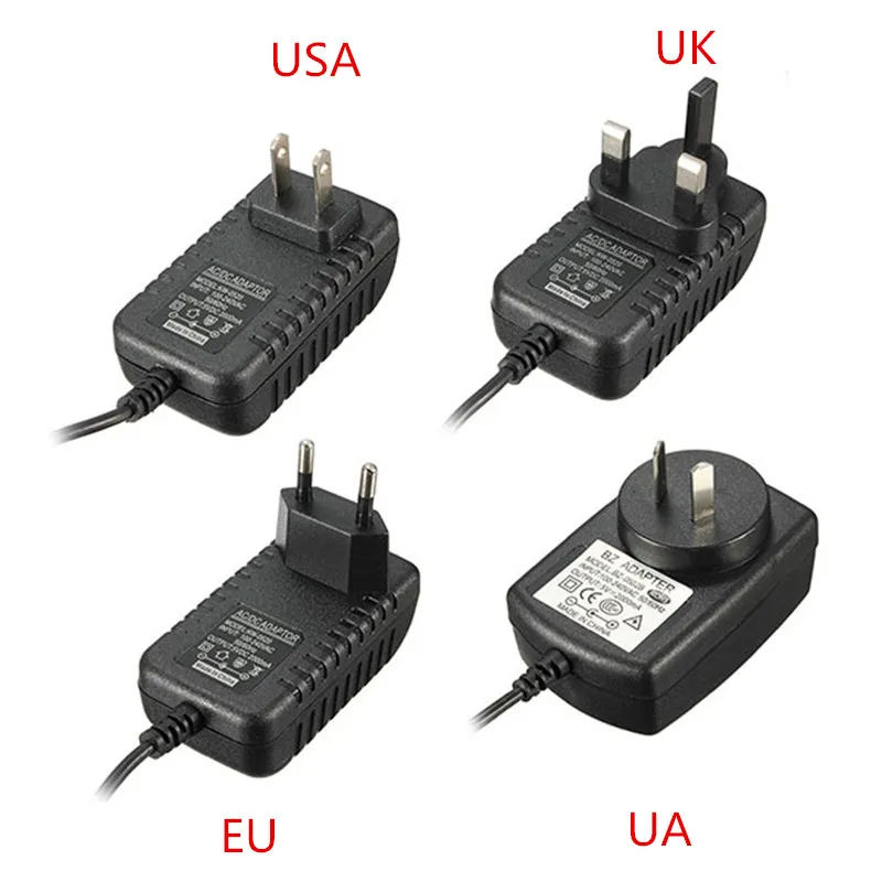 NEW 1PCS DC 5V 4A  5.5*2.5mm Power Supply EU/AU/US/UK Plug Adapter For LED Strip Light Converter Charger Transformer Led Driver