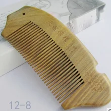 Гребни для волос из зеленого сандалового дерева 12 см* 5 см