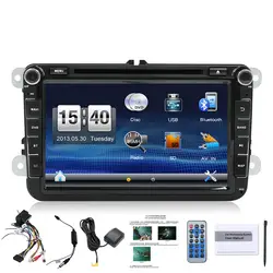 2DIN 8 "для VW MAGOTAN/PASSAT B6/MAGOTAN V6 dvd-плеер с gps сенсорный экран, руль, стерео, радио, usb, BT